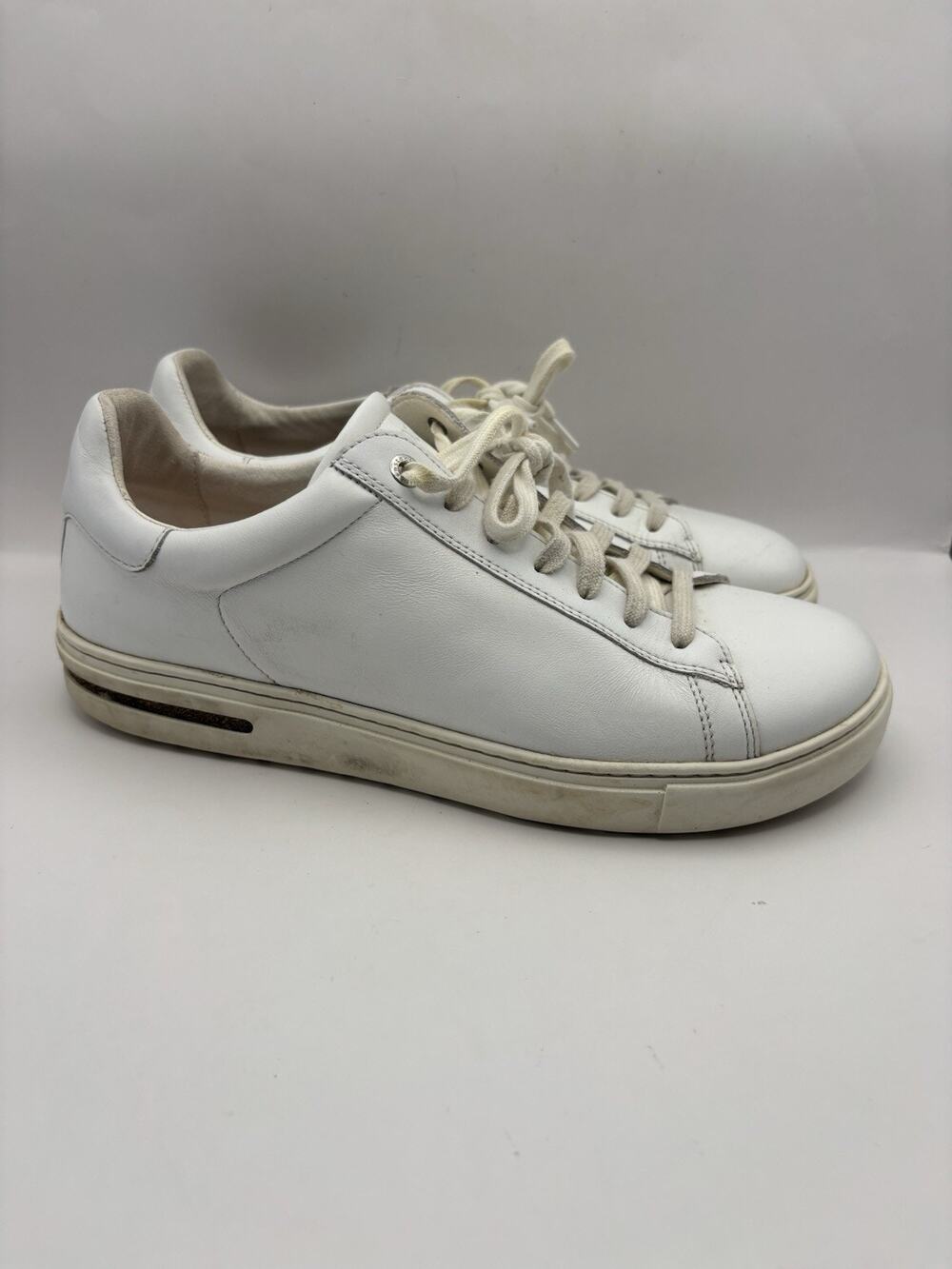 Birkenstock Bend Low White Leather Sneakers Size 41 Women Size 10 Men Size 8